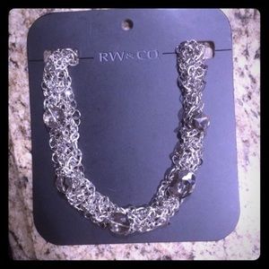 NWT RW&Co. Chunky Chain Link Silver Necklace